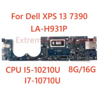 For Dell XPS 13 7390 Laptop motherboard LA-H931P with I5-10210U I7-10710U CPU 8G/16G 100% Tested Fully Work