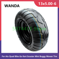 WANDA 13x5.00-6 Tire Wheel For Garden Tractor Rider Mower ATV GO-kart Drift Bike Wheels beach car accessories
