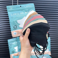 200 Khẩu Trang 5D Mask LOKA 3 Lớp Chính Hãng , 5D Mask Ôm Sát Mặt Phong Cách Hàng chính hãng