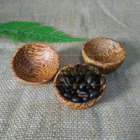kerajinan (K005) Tempat Sambal Kayu Kelapa 6cm|Warung Makan|Saos|Kecap|Pecel Lele|Souvenir|Hadiah|Ha