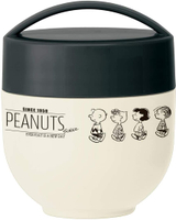 【日本代購】Skater 斯凱達保溫便當盒碗型午餐罐540毫升史努比黑白Peanuts LDNC6