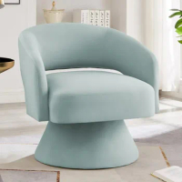 Bedroom chairs Modern 360 Degree Swivel Accent Chair Armchair, Comfy Velvet Barrel Chair for Living,Round Swivel Accent Chair