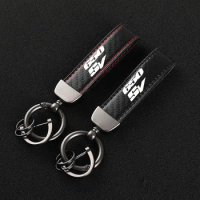High-Grade Leather Motorcycle keychain Horseshoe Buckle Jewelry for For Suzuki SV650 SV 650 SV650X SV650S motorcycle Accessories