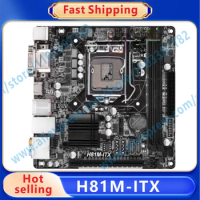 H81M-ITX H81 motherboard LGA1150 DDR3 16GB PCI-E 2.0 USB3.0 SATA3 MINI-ITX
