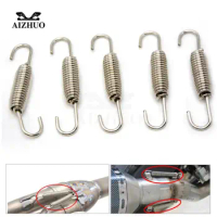 Motorcycle Modified Exhaust Pipe Spring Mounting Springs FOR honda dio vfr 800 cb400 pcx 125 nc750x shadow 750