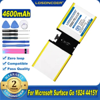 100% Original LOSONCOER 4600mAh G16QA043H 2ICP4/76/76 Laptop Battery For Microsoft Surface Go 1824 4415Y Tablet PC Batteries