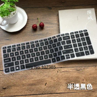 15 15.6 inch Soft Silicone Keyboard Protector Cover Skin For HP 250 G5 Pavilion 15 ENVY 15 2016 2017 TPN-C125 TPN-C126 HQ-TRE