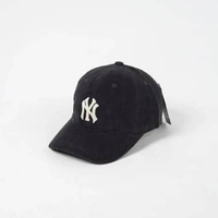 Topi MLB NY WHITE BLACK SUEDE CAP 100% ORIGINAL - OS ADJUST