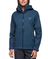 ├登山樂┤美國 Black Diamond StormLine Stretch Rain Shell / 女款BD.dry 防風防水外套 # M697-IN/Bl 墨藍