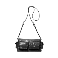 Michael Kors Dakota Small Leather Shoulder Bag Black