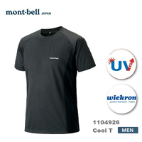【速捷戶外】日本 mont-bell 1104926 WICKRON 男短袖排汗T(深灰),柔順,透氣,排汗, 抗UV,montbell