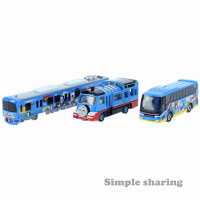 Takara Tomy Tomica Thomas &amp; Friends Vehicle Set The Tank Engine Truck Bus Model Kit DieCast ature Baby Train Toys