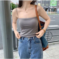 AliMaMa - TANK TOP BRA PANJANG - Tanktop Tali Kecil Seamless Pakaian Dalam Wanita Tanpa Kawat Medan