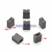 20PCS 8x10x10mm Equalizer Mixer Fader Knob 4MM Hole Plastic Switch Cap Volume Slider Potentiometer Push Key Cap