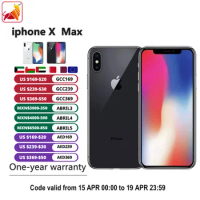 Original Unlocked Apple iPhone XS Max 4G LTE Mobile Phone 5.8" 4GB RAM 64GB/256GB ROM 12MP+7MP CellPhone Hexa-Core Smartphone