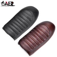Motorcycle Retro Vintage Cafe Racer Hump Seat Saddle Scramble Flat Pan for CB CL Series CL100 CL125S CL200 CB500 CB550