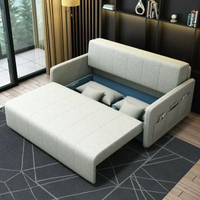多功能沙發床布沙發可折疊雙人客廳兩用小戶型三人儲物沙發床
