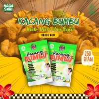 SNACKS KACANG BUMBU KHAS BALI DENGAN DAUN JERUK, RENYAH,GURIH MANIS, PEDAS & HALAL 250 GRAM