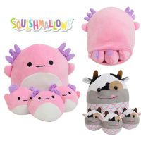 ตุ๊กตานุ่ม ๆ , ตุ๊กตาสัตว์ Axolotl และวัว , น่ารักและนุ่ม , หมอน Squishy , สำหรับเด็ก , เหมาะสำหรับข