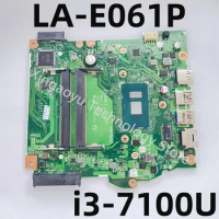 Original For ACER Aspire ES1-572 ES1 572 Laptop Motherboard i3-7100U LA E061P LA-E061P DDR4 100% Perfect Test Secondhand