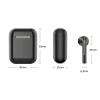J18 Wireless Earbuds Bluetooth Headset Stereo True TWS Earphones Handsfree In Ear Buds For iPhone Xiaomi All Phone