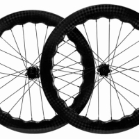 Folding Bicycle Sawtooth Carbon Wheels 20 Inch 406 Disc Brake 11Speed Spokes 6 Bolts Mini Velo Road Bike 24 Holes BESKARDI