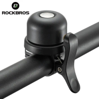 ROCKBROS Bicycle Bell Classical Stainless Bike Bell Loud Horn Cycling Handlebar Bell Portable Alarm Safety Bicycle Accessories