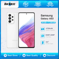 Original Samsung Galaxy A53 A536U 5G Mobile Phone 6.5" 6GB RAM 128GB ROM Fingerprint Quad Camera Octa-Core Android CellPhone