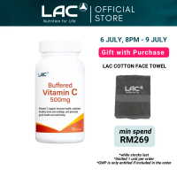 [Exp Feb 2027] LAC Vitamin C 500mg Buffered (100 Tablets) 01405250