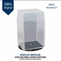 Display putar/Display brosur A6 4sisi