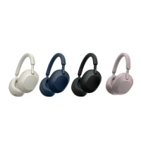 【SONY 索尼】 WH-1000XM5 真無線降噪耳罩耳機 台灣公司貨-玫瑰灰