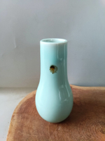 日本回流瓷器青瓷瓶花瓶杓立，全品毛病，保真，高度約20.5c