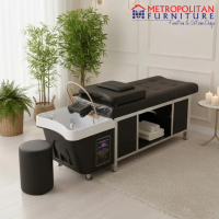 Ranjang Hair Spa Treatment Bed Shampoo Massage Salon Hair Washing Beauty and Barber Thai Spa Bed Fur