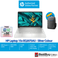 100% Genuine HP 15s-eq2070AU / 15s-eq2072AU / 15s-eq2073AU Notebook - Blue/Gold/Silver (Ryzen 5 5500