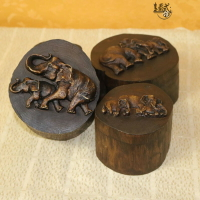 泰國實木樹脂大象飾品盒創意木質戒指盒臥室復古手鐲手鏈收納盒子