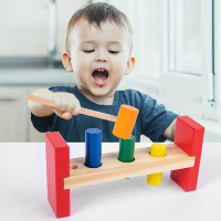 Colorful Pounding Table 6-12 Months 1-2 Years Old Baby Educational Early Learning Infant Fun Poundin