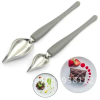 Cooking Kitchen Home Stainless Steel Portable Sauce Painting Coffee Spoon Chef Decoration Chocolate Cream Sauce Pencil Draw Too