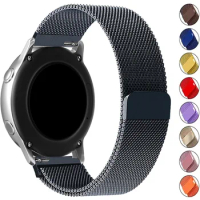 20 22mm Watch Band For Samsung Galaxy Watch 6 4 classic 5/pro Active 2/3 40/44 gear s3 frontier Magnetic Bracelet Milanese Strap