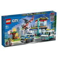 樂高LEGO 60371 City Police城市系列 緊急救援交通工具總部