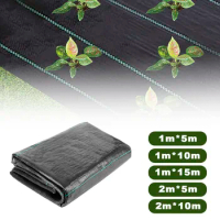 PP Woven Weed Control Fabric for Plant, Anti Grass Agricultural Mulch Cloth, Greenhouse Weeding Mat Water Permeable Grass Cloth