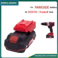 Battery Adapter For PARKSIDE 20V Lithium Battery Converter TO OZITO/Einhell 18/20V Brushless Cordless Drill Tools (Only Adapter)