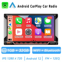 Wireless CarPlay Android Auto 2Din Car Radio Android 7' Car Radio Autoradio GPS Multimedia Player For Ford VW Golf
