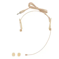 Universal Double Earhook Headset Mic Mic Headset Mic Headworn Headworn Microphone Double Earhook For Wireless System