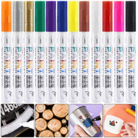 MP2907 White Marker pen Oily Paint Permanent for Metal Leather