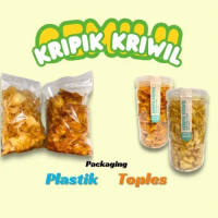 Kripik Singkong Kriwil Kemasan Plastik 250gr [Daun Jeruk] Original Asin