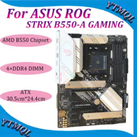 Motherboard For ASUS ROG STRIX B550-A GAMING with AMD B550 Chipset AMD Ryzen 3000 4×DDR4 128GB PCI-E 4.0 2×M.2 6×SATA III ATX