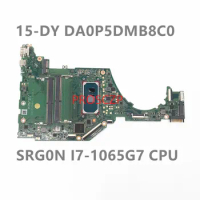 Free Shipping High Quality Mainboard For HP 15-DY Laptop Motherboard DA0P5DMB8C0 With SRG0N I7-1065G7 CPU 100% Full Working Well