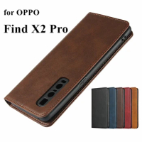Leather case For OPPO Find X2 Pro 6.7" card holder Magnetic attraction Cover Case OPPO Find X2 Pro Wallet Case