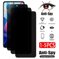 1-5Pcs Privacy Tempered Glass Screen Protector for Vivo V21 V21E Y35 Y33S Y52 Y53S Y55 Y75 Y76 Y76S IQOO Pro 5G Anti-Spy