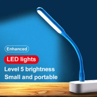 Mini USB Night Light with 5 LEDs Reading Light Portable Laptops USB Lights